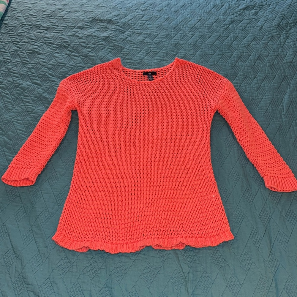 Coral Knit Sweater